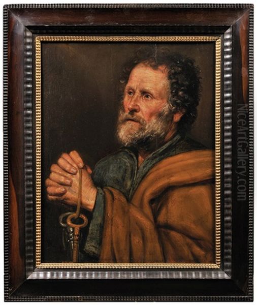 St. Peter With Keys Oil Painting by Jacob Jordaens