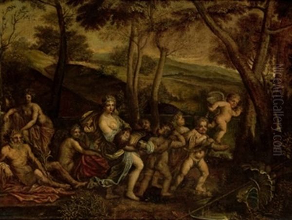 Escena Mitologica Oil Painting by Jacob Jordaens