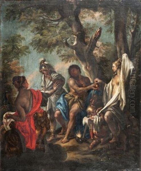 Le Jugement De Paris Oil Painting by Jacob Jordaens