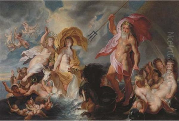 The Rape Of Europa Oil Painting by Jacob Jordaens