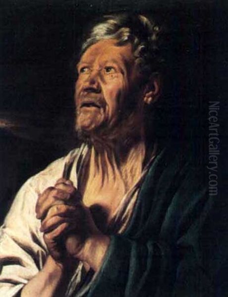 Buste D'apotre Oil Painting by Jacob Jordaens