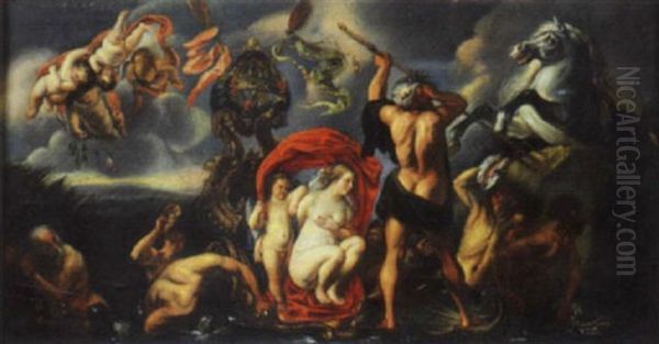 La Nascita Di Pegaso Oil Painting by Jacob Jordaens