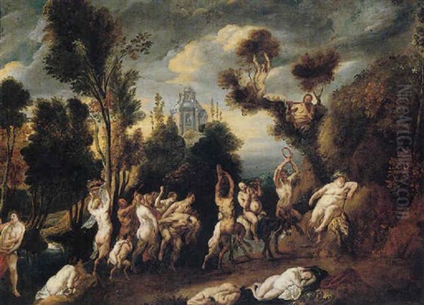 The Triumph Of Bacchus Oil Painting by Jacob Jordaens