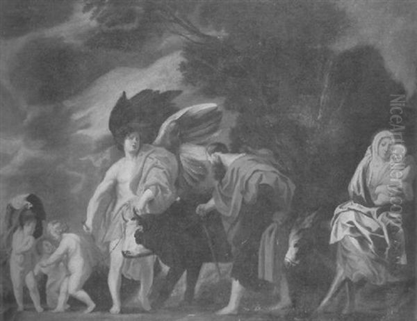 The Flight Into Egypt Oil Painting by Jacob Jordaens