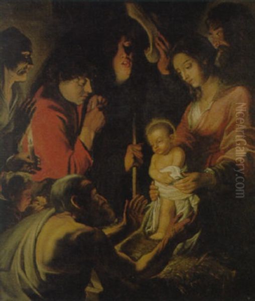 Adorazione Dei Pastori Oil Painting by Jacob Jordaens