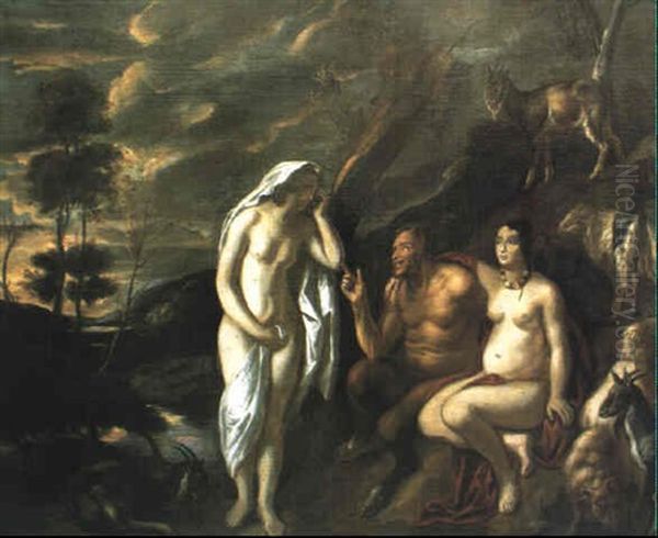 Nymphes Et Satyre Oil Painting by Jacob Jordaens