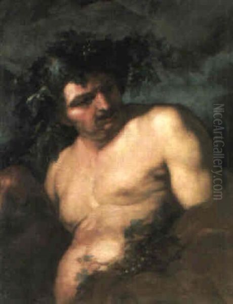 Silenus Oil Painting by Jacob Jordaens