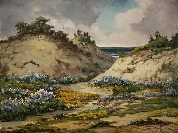 Asilomar Dune Oil Painting by H. Francis Bate