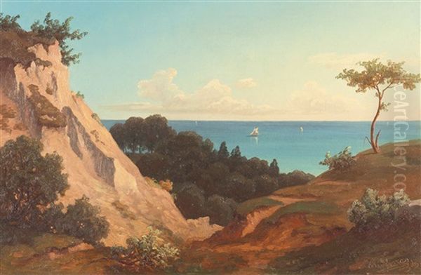 An Der Kuste Korsikas Oil Painting by Rudolf Jordan