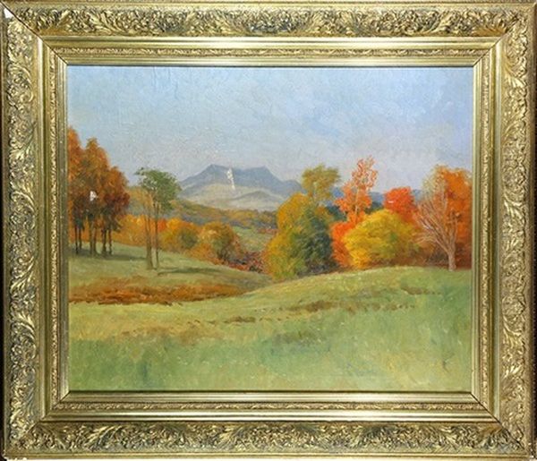 Autumn View Oil Painting by Christian Jorgensen