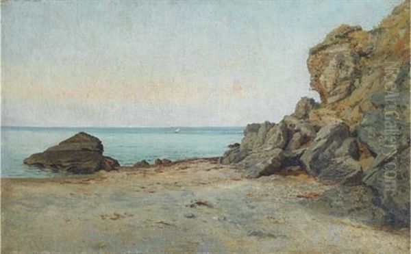 Paesaggio Costiero Laziale Oil Painting by Pio Joris