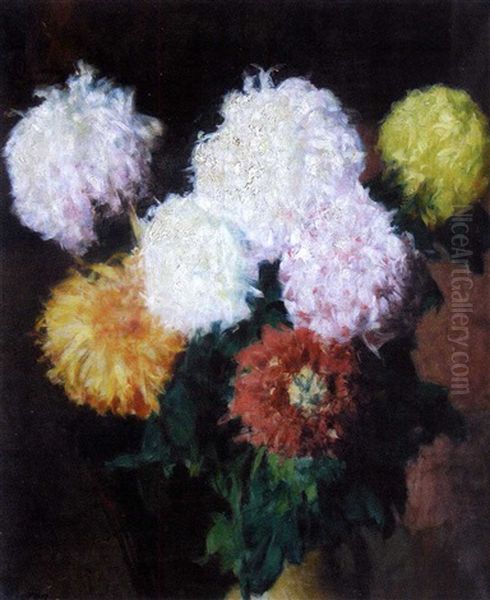 Vase De Fleurs by Maurice Joron