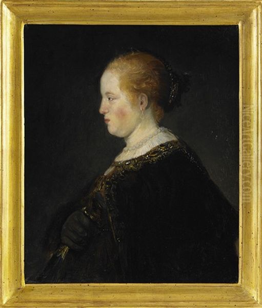 Lisbeth, Rembrandts Syster Oil Painting by Ernst Josephson