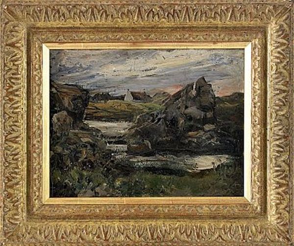 Roches Louvigny, Il De Brehat Oil Painting by Ernst Josephson