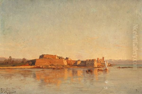 Fort Von Antibes Oil Painting by Leon Joubert