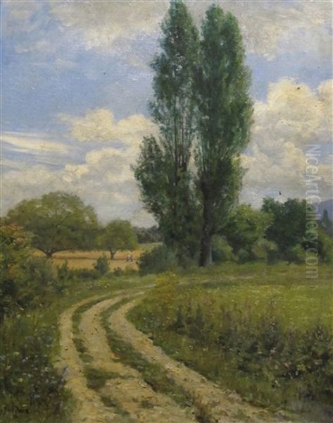 Chemin De Campagne Oil Painting by Roger-Joseph Jourdain