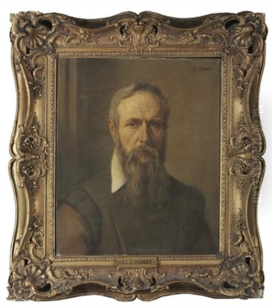 Self-portrait, In A Brown Doublet Oil Painting by Paul Jourdy