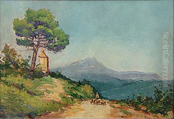 Sainte-victoire Oil Painting by Romain Jouven