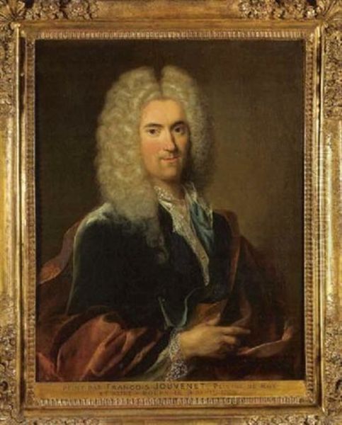 Portrait D'homme Oil Painting by Francois Jouvenet the Younger