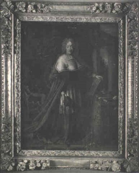 Portrait Presume De L'abbe De Rohan-chabot Oil Painting by Francois Jouvenet the Younger