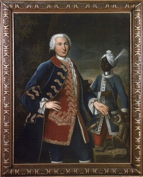 Le Capitaine De Vire Du Liron De Montivers Aux Indes Oil Painting by Francois Dagobert Jouvenet