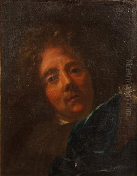 Autoportrait De Jean Jouvenet Oil Painting by Jean-baptiste Jouvenet