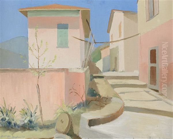 Grand - Menton Oil Painting by Torsten Jovinge