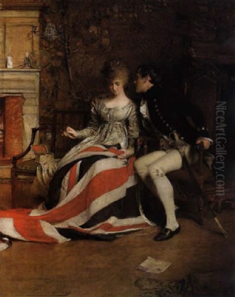 The First Union Jack Oil Painting by George Williams Joy