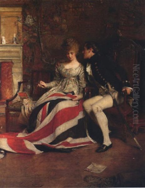 The First Union Jack Oil Painting by George Williams Joy