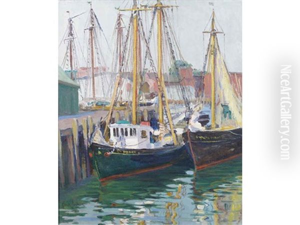 Gloucester Oil Painting by Alice Judson