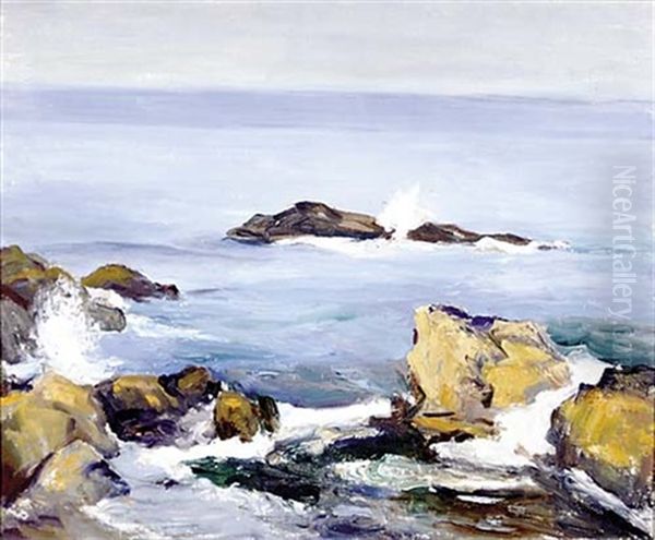 Sea View Oil Painting by Alice Judson