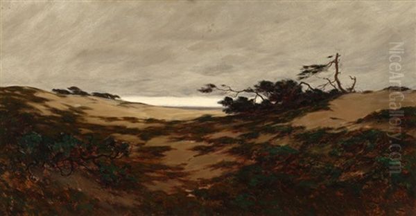 Coastal Dunes Oil Painting by Charles Chapel Judson