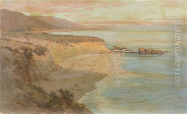 Laguna Cliffs Oil Painting by William Lee Judson