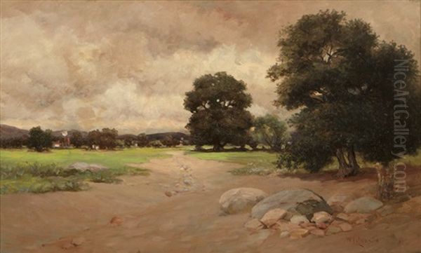 Ranch House Oil Painting by William Lee Judson