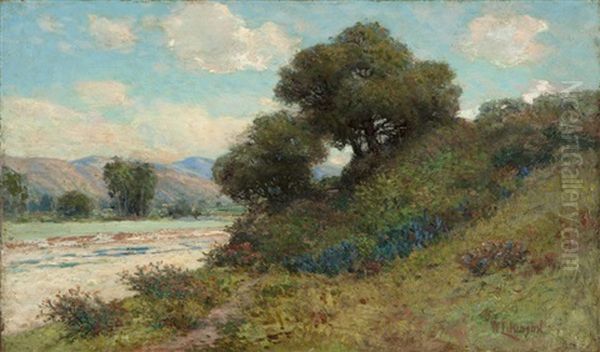 A Summer Day Oil Painting by William Lee Judson