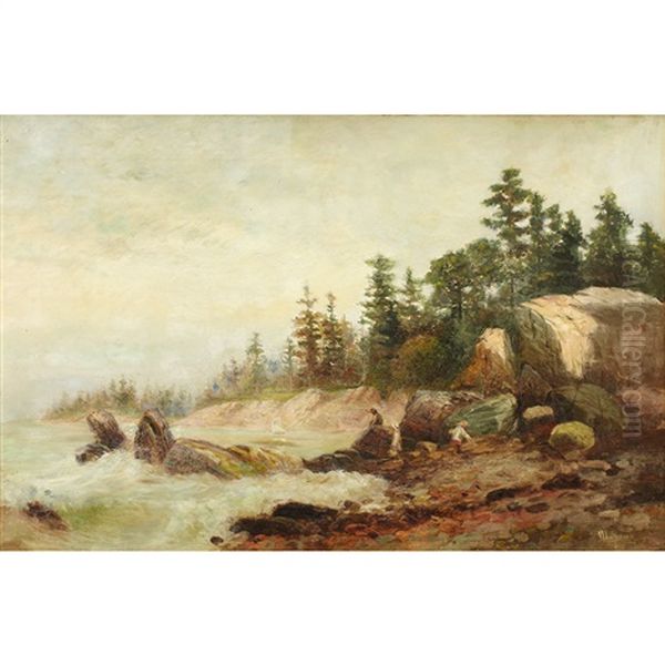 Casco Bay, Maine Oil Painting by William Lee Judson