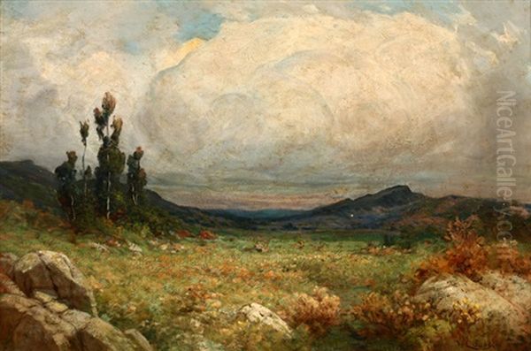 Cloud 351, California Landscape Oil Painting by William Lee Judson