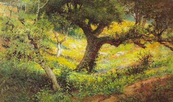 Oak Glen Oil Painting by William Lee Judson