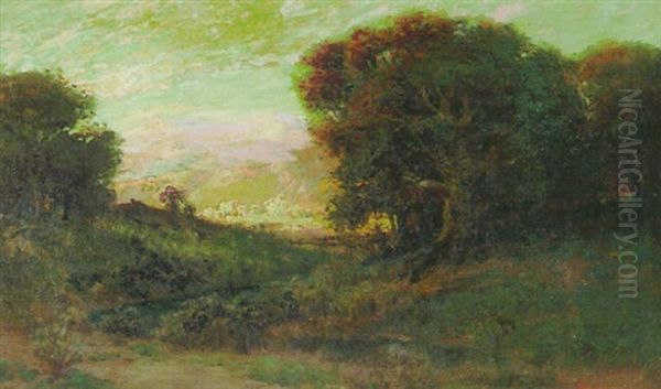 Evening Glow Oil Painting by William Lee Judson