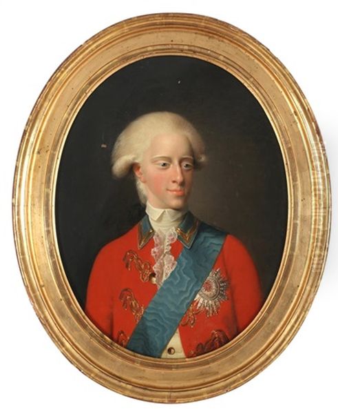 Portrett Av Frederik Vi Som Kronprins Oil Painting by Jens Juel