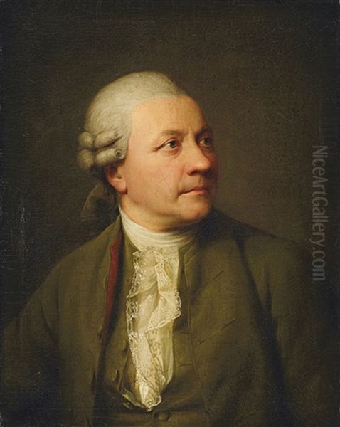 Bildnis Friedrich Gottlieb Klopstock Oil Painting by Jens Juel