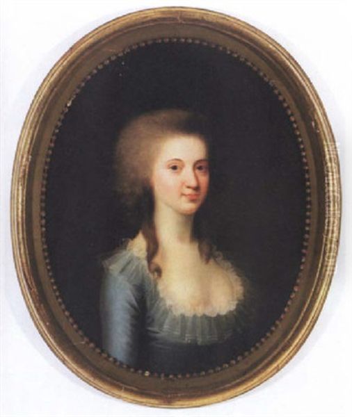 Portraet Af Sophie Magdalene Grevinde Von Knuth F. Moltke by Jens Juel