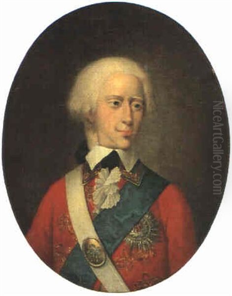 Portraet Af Frederik Vi Som Kronprins by Jens Juel