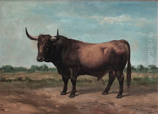 Castano Oil Painting by Luis Julia Y Carrere