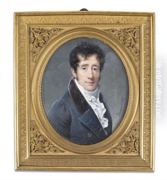 Portrait Du Comte Nikita Petrovitch Panine Oil Painting by Nicolas-Jacques Juliard