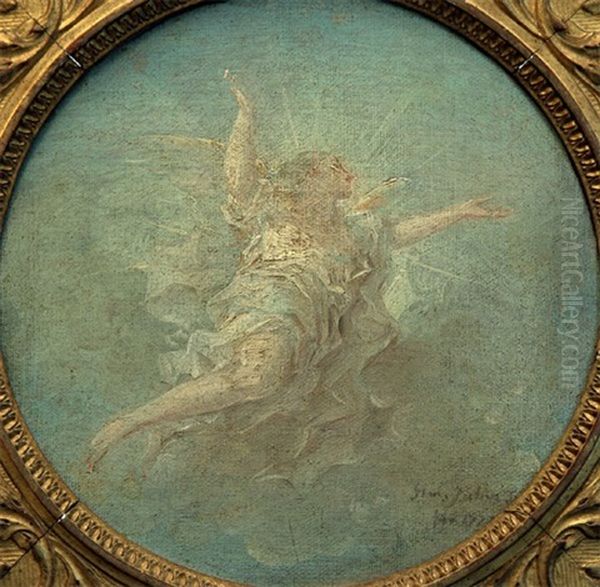 Etude D'ange Oil Painting by Simon Julien