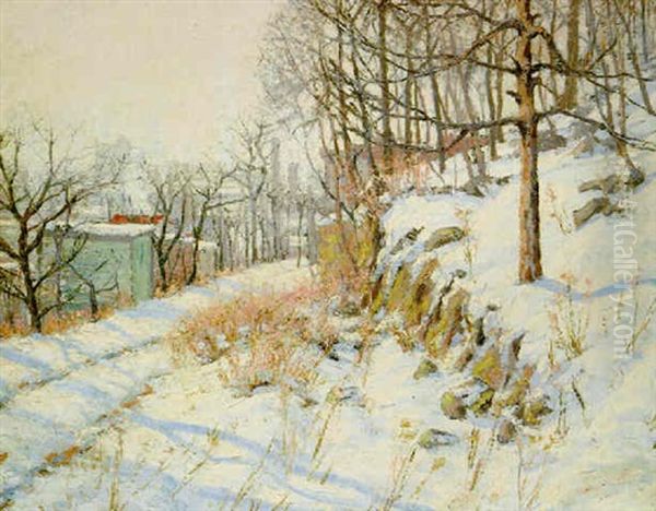 Winter Morning Oil Painting by Charles Jacob Jung