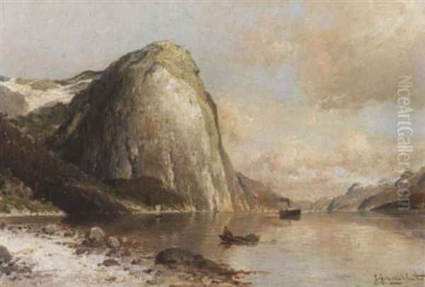 Sommerliche Fjordlandschaft by Johann Jungblut