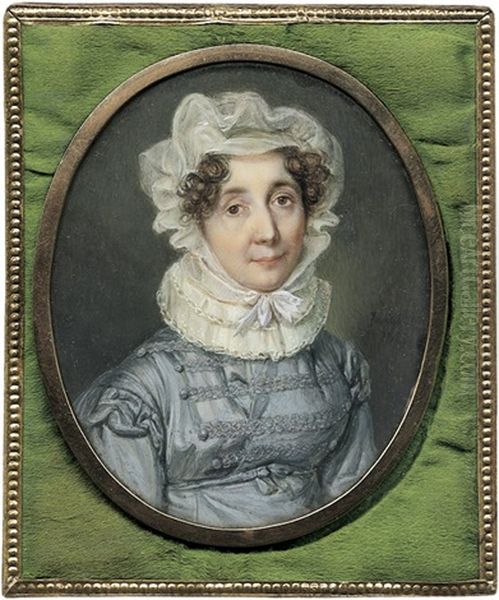 Bildnis Pauline Dufour-feronce Oil Painting by Friedrich August Junge