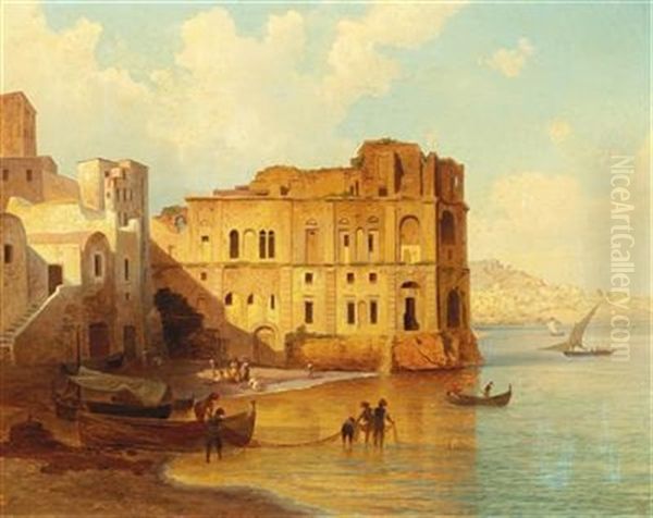 Palazzo Donn'anna Oil Painting by Carl Jungheim